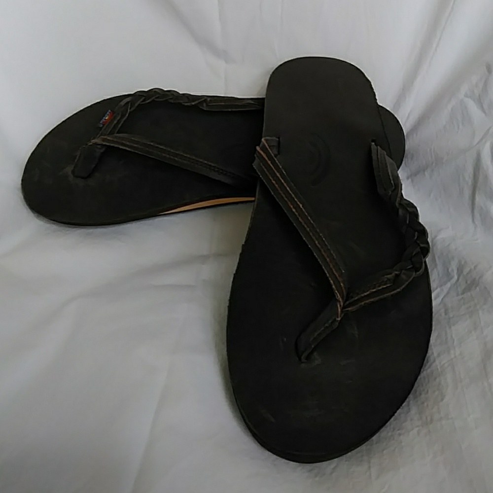 Rainbow Flip Flops
